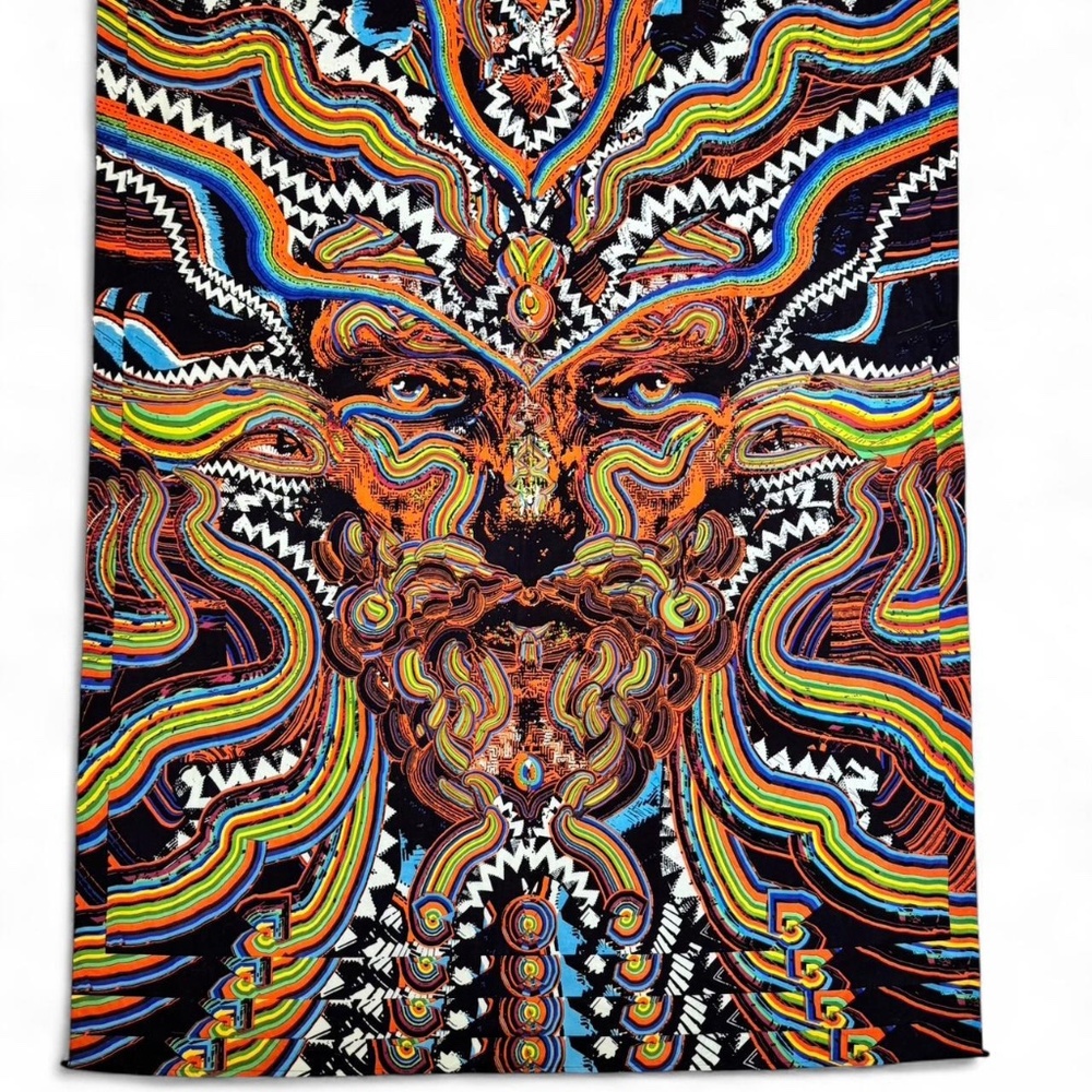 ✨ Sunshine Joy Psychedelic “Bicycle Day”‎ 3D Tapestry — 60x90
